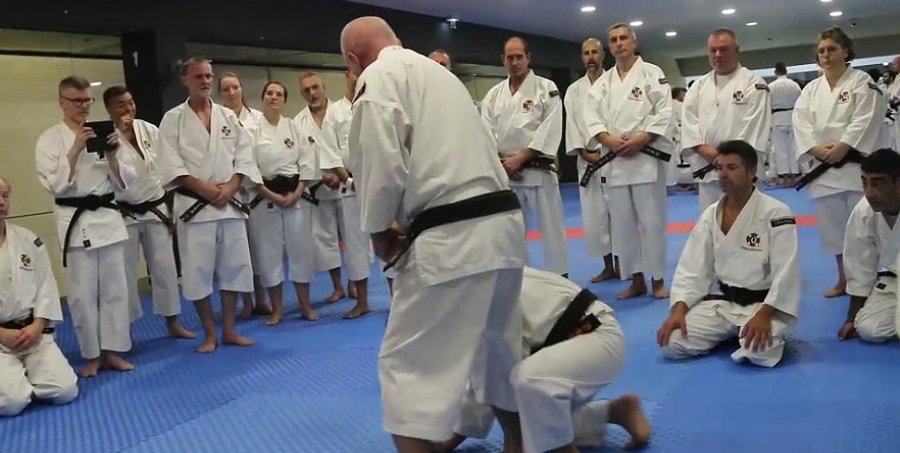 Sessão para níveis avançados na comemoração dos 50 anos de Shorinji-Kempo em Portugal.