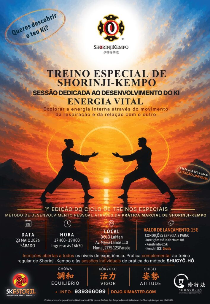 Aula temática de Shorinji-Kempo no Alto do Murtal, 2026.